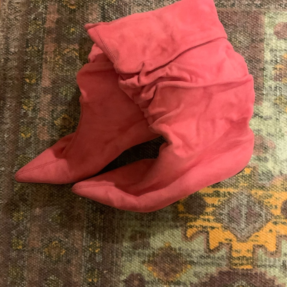 Vintage 80s Slouchy Boots - Picture 2 of 4